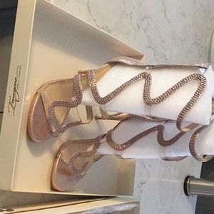 Vince Camino Rose gold heels “IM-DASH”